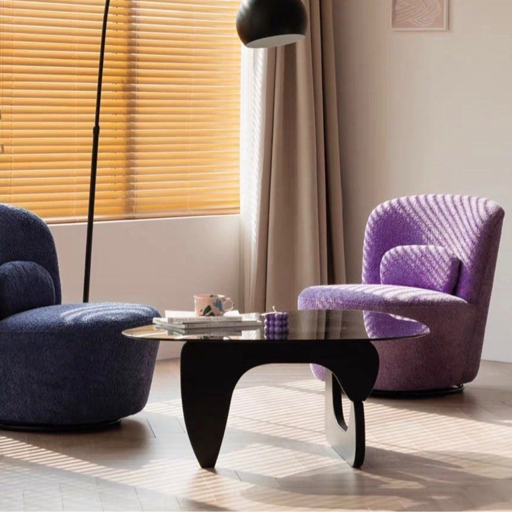 LARK Modern Swivel Lounge Chair - Cassa Haus Singapore