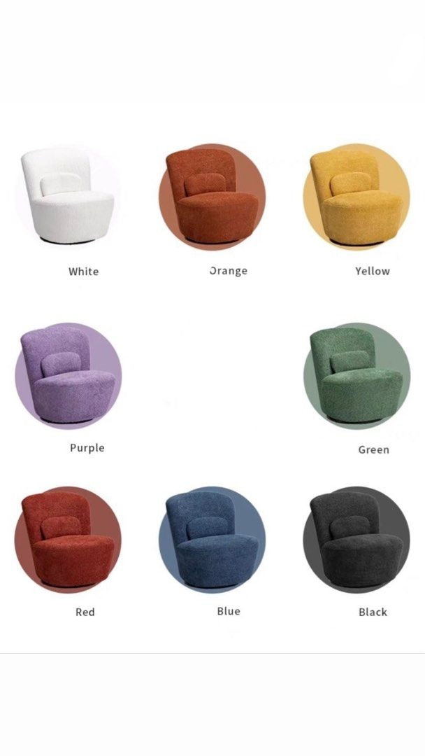 LARK Modern Swivel Lounge Chair - Cassa Haus Singapore