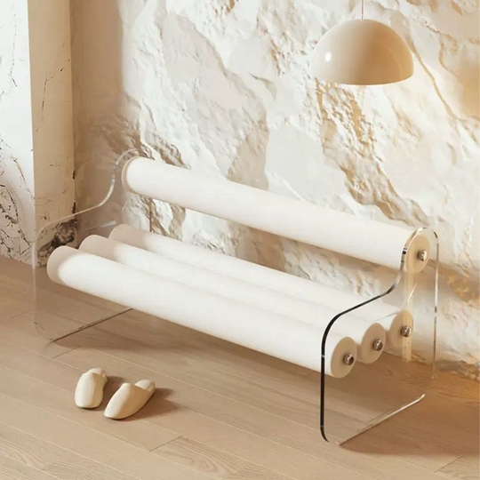 ZAVIER Eclectic Acrylic Bench - Cassa Haus Singapore