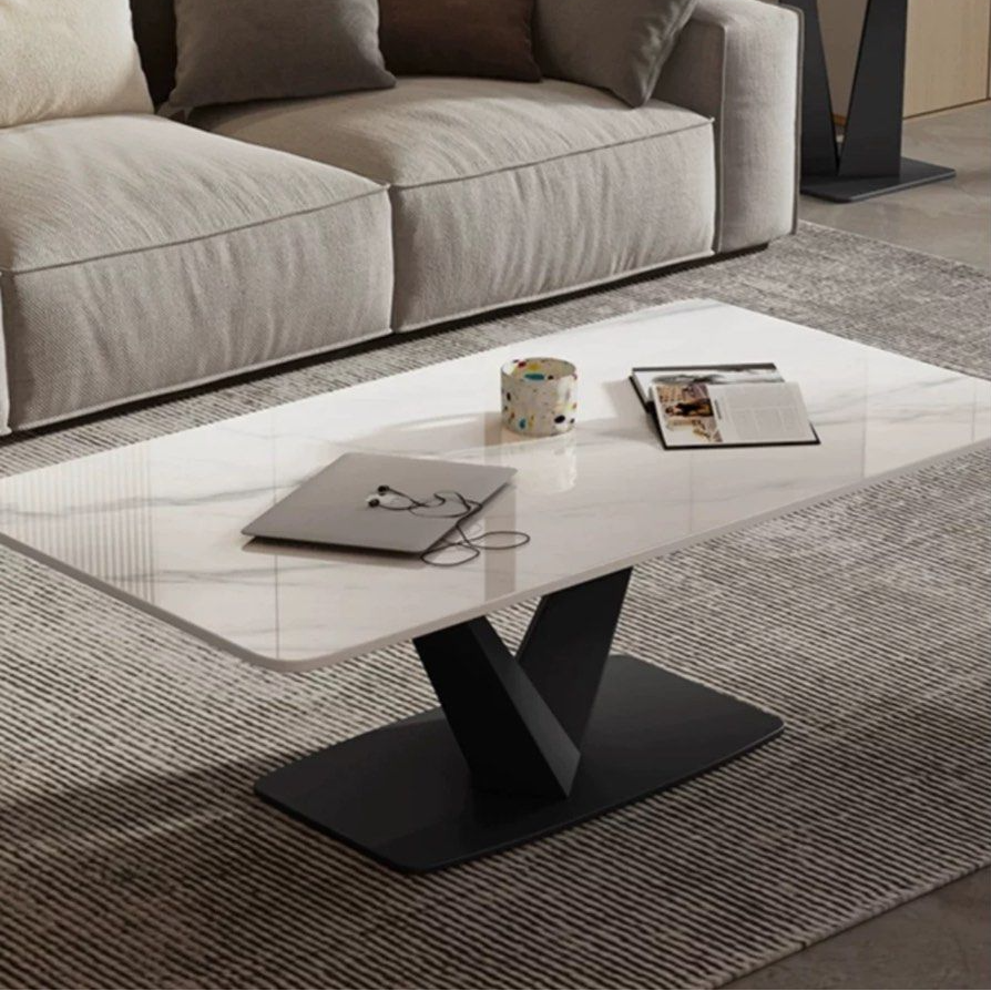 WATSON Modern Sintered Stone Coffee Table - Radical Homes Singapore