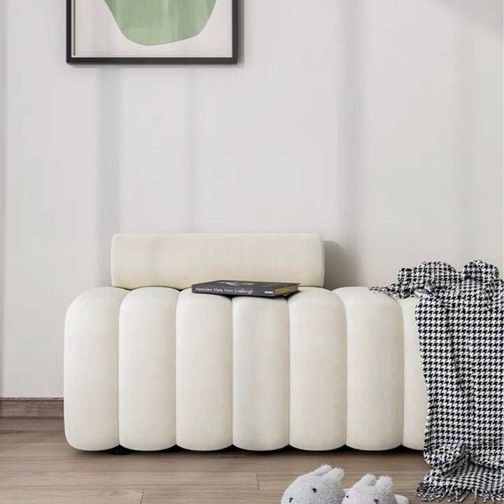 HABEN Modern Velvet Bench - Radical Homes Singapore