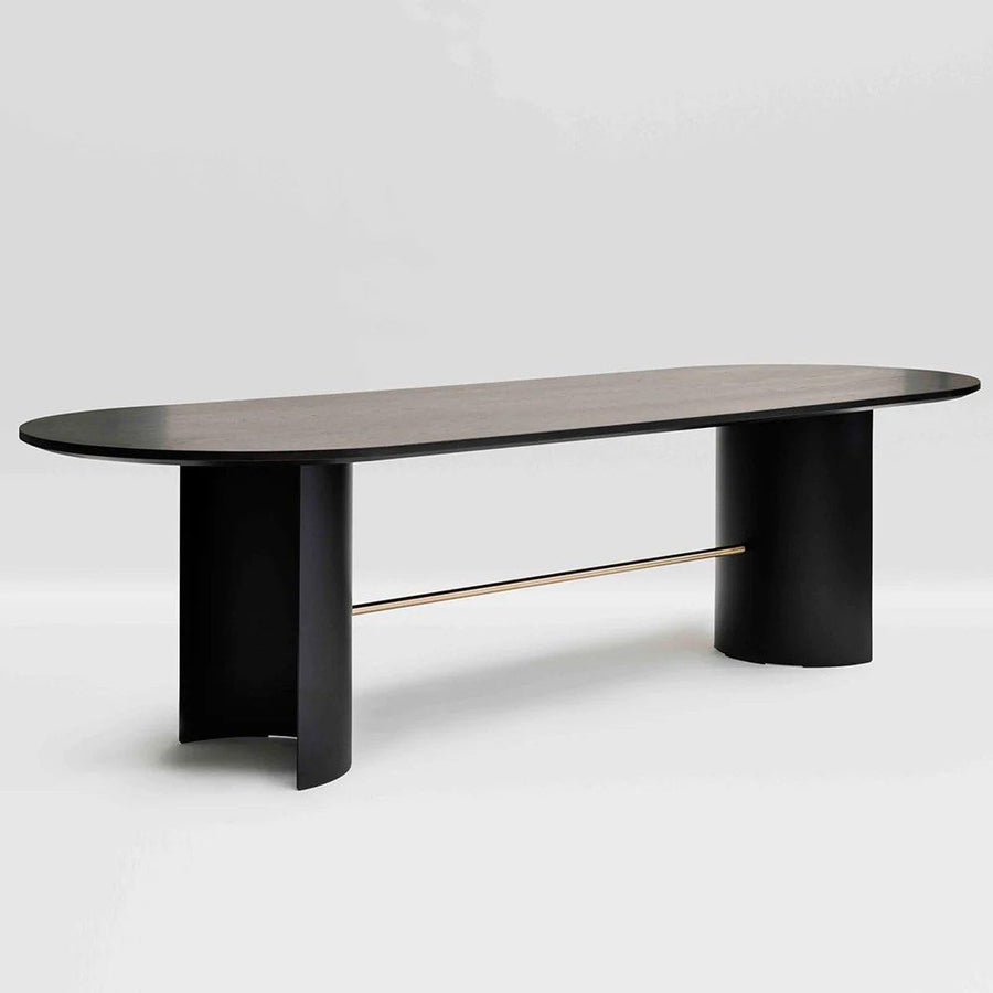 CHESNEY Black Dining Table - Radical Homes Singapore