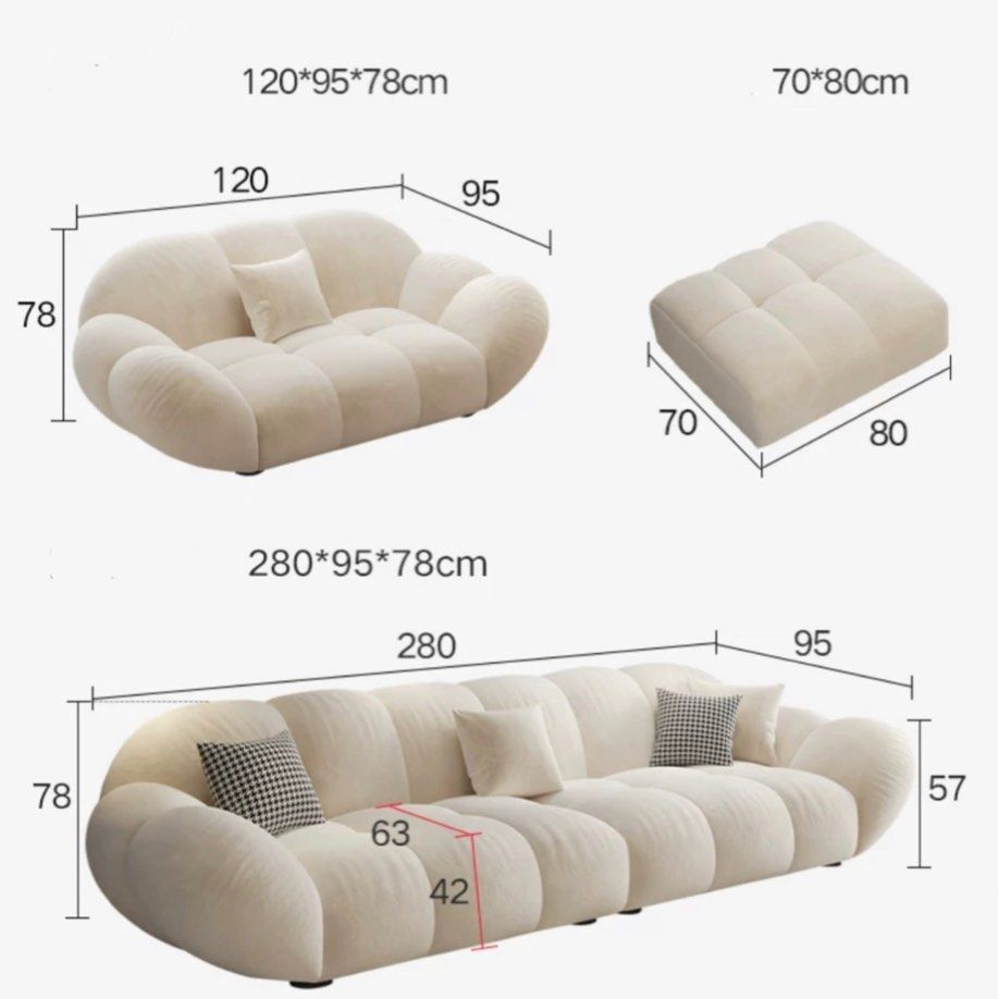 LORIANA Modern Velvet Sofa - Radical Homes Singapore