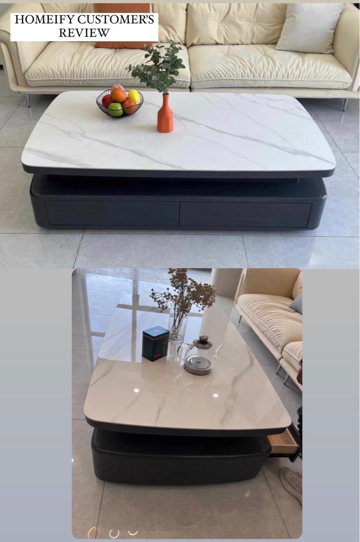 VELDRON Marble Coffee Table - Cassa Haus Singapore