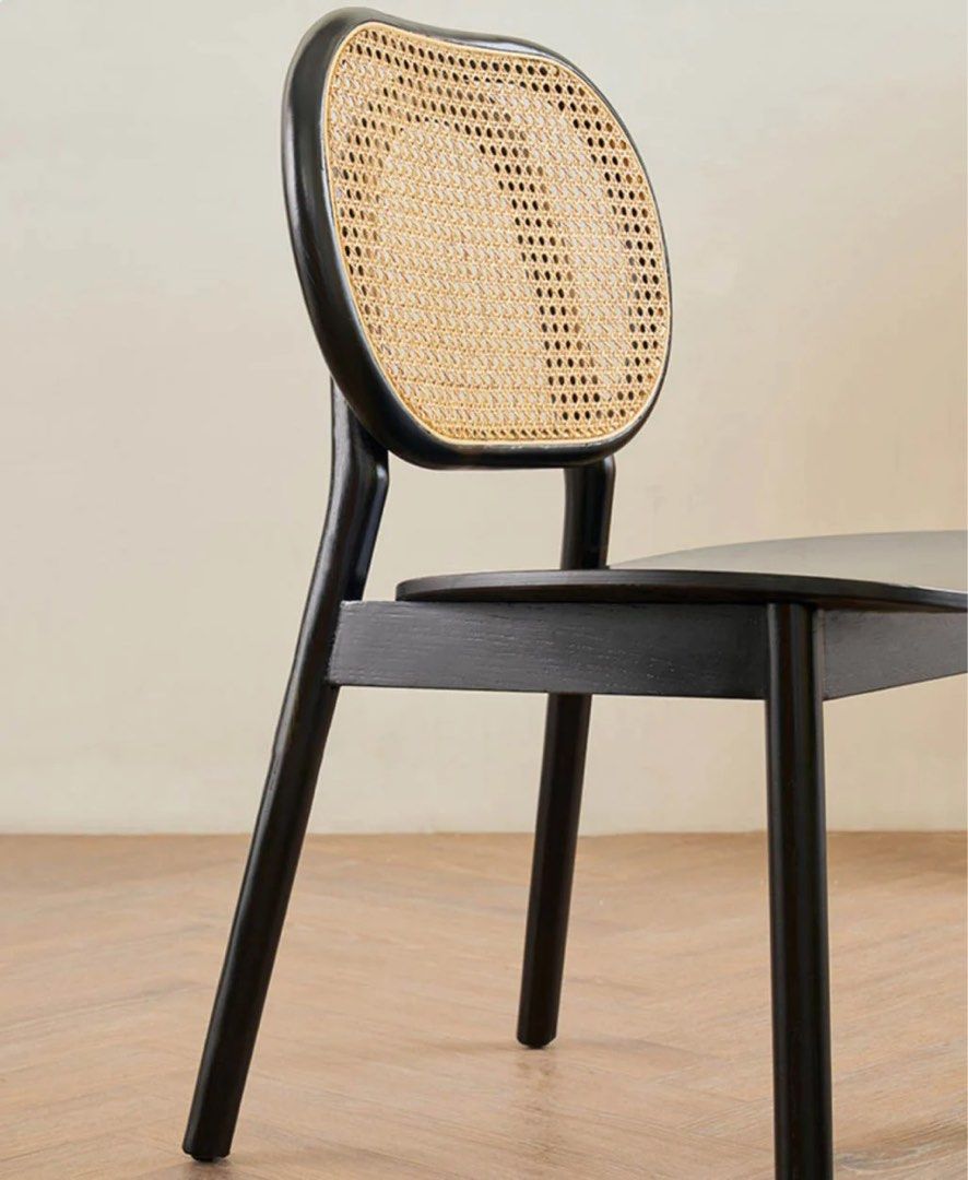 NANTA Rustic Rattan Dining Chair - Radical Homes Singapore