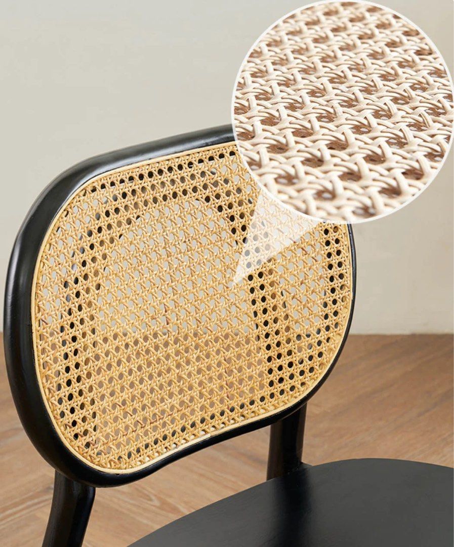 NANTA Rustic Rattan Dining Chair - Radical Homes Singapore