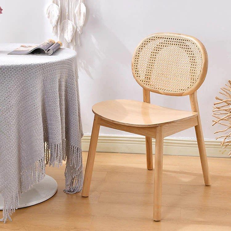 NANTA Rustic Rattan Dining Chair - Radical Homes Singapore