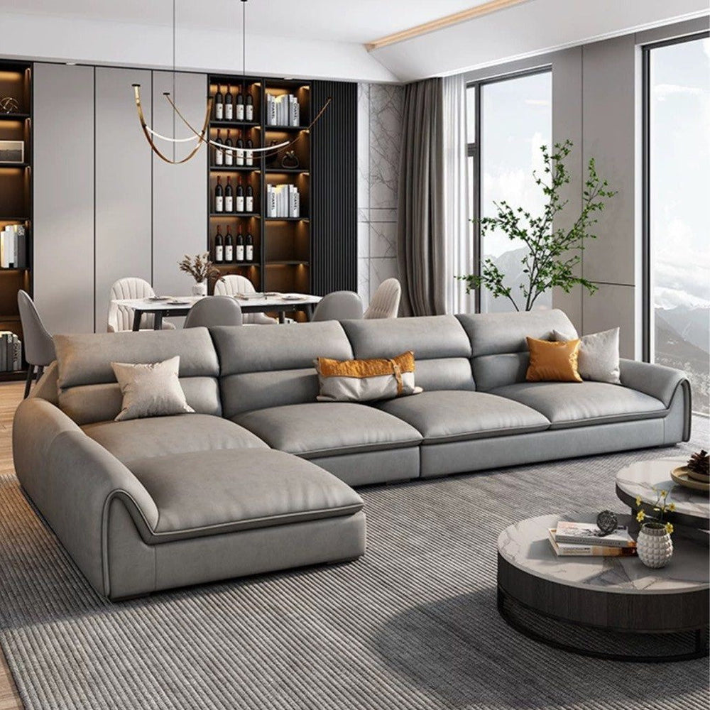 SYLVETA Modern Leathaire Sofa - Radical Homes Singapore