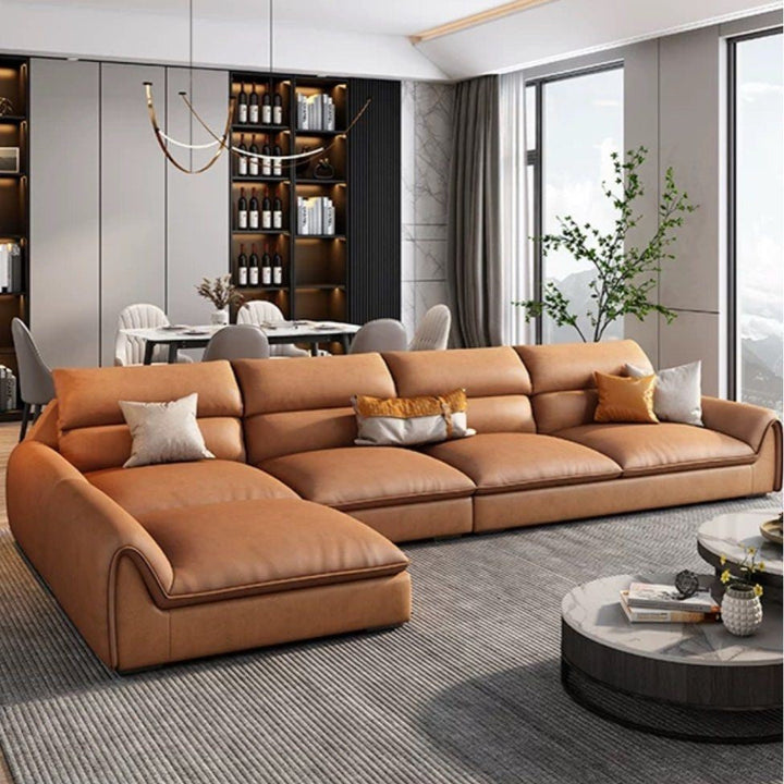 SYLVETA Modern Leathaire Sofa - Radical Homes Singapore