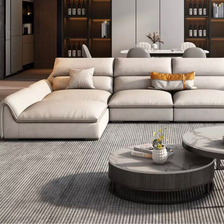 SYLVETA Modern Leathaire Sofa - Radical Homes Singapore