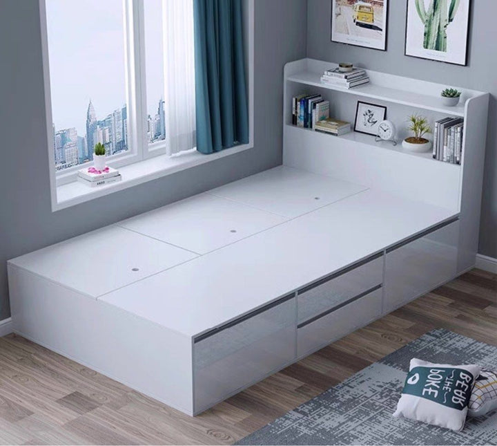 ALLEY Modern Storage Bedframe - Radical Homes Singapore