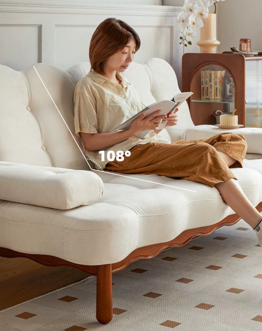 NOZUMI Japandi Fabric Sofa Bed - Radical Homes Singapore