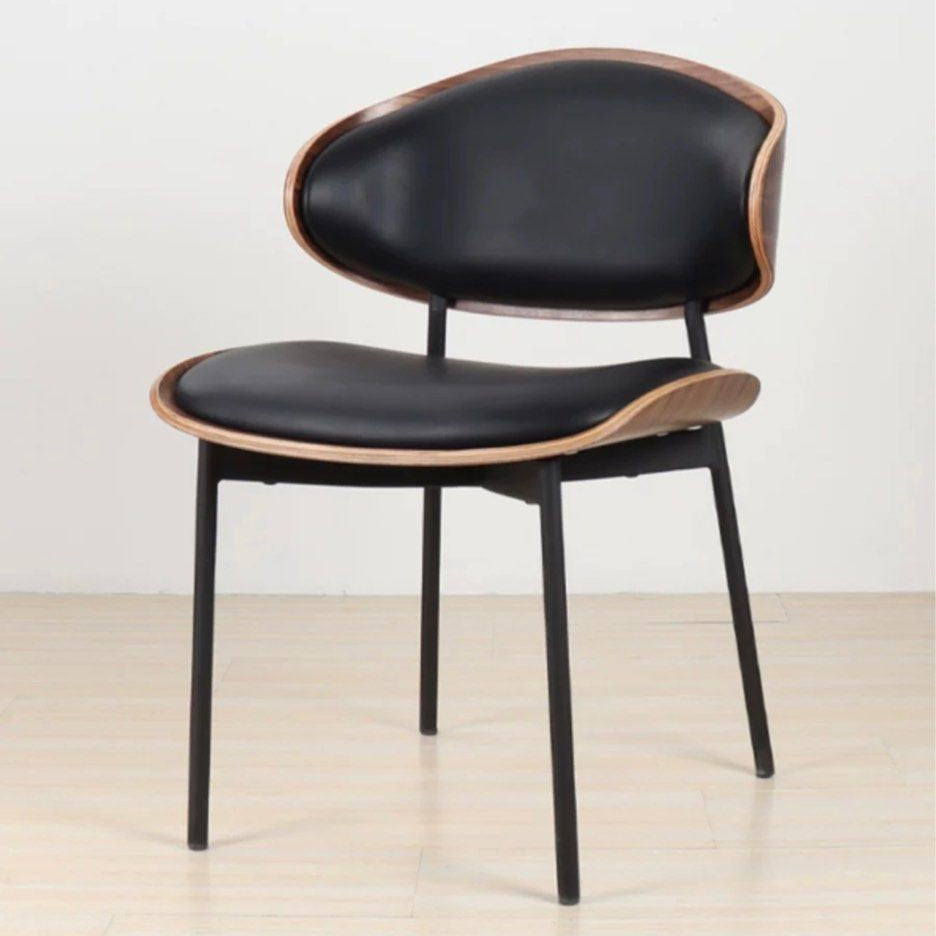 TURNER Modern Leather Dining Chair - Radical Homes Singapore