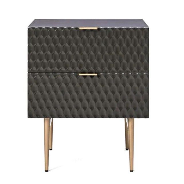 ALVAREZ White Nightstands Set of 2 - Radical Homes Singapore