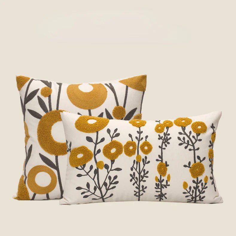 MIRELLE Flower Throw Pillow - Cassa Haus Singapore