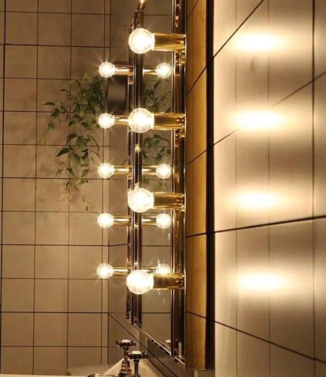 AMELIA Hollywood Spotlight Vanity Mirror - Radical Homes Singapore