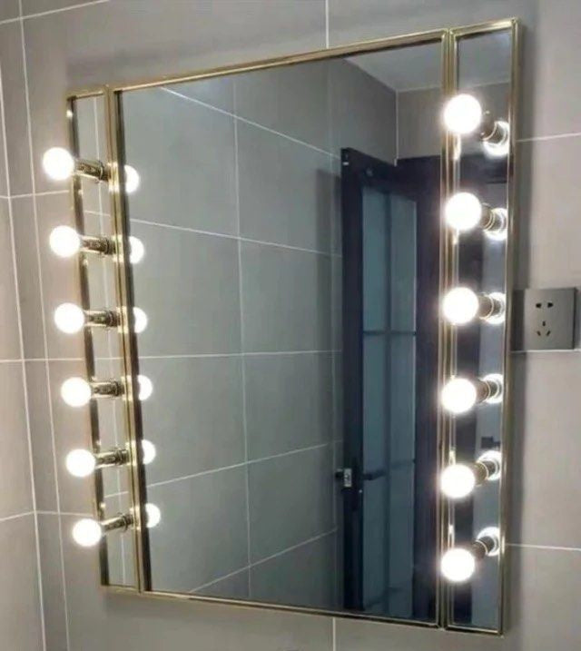 AMELIA Hollywood Spotlight Vanity Mirror - Radical Homes Singapore