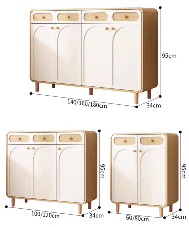 AMEXA Japandi Shoe Cabinet - Radical Homes Singapore
