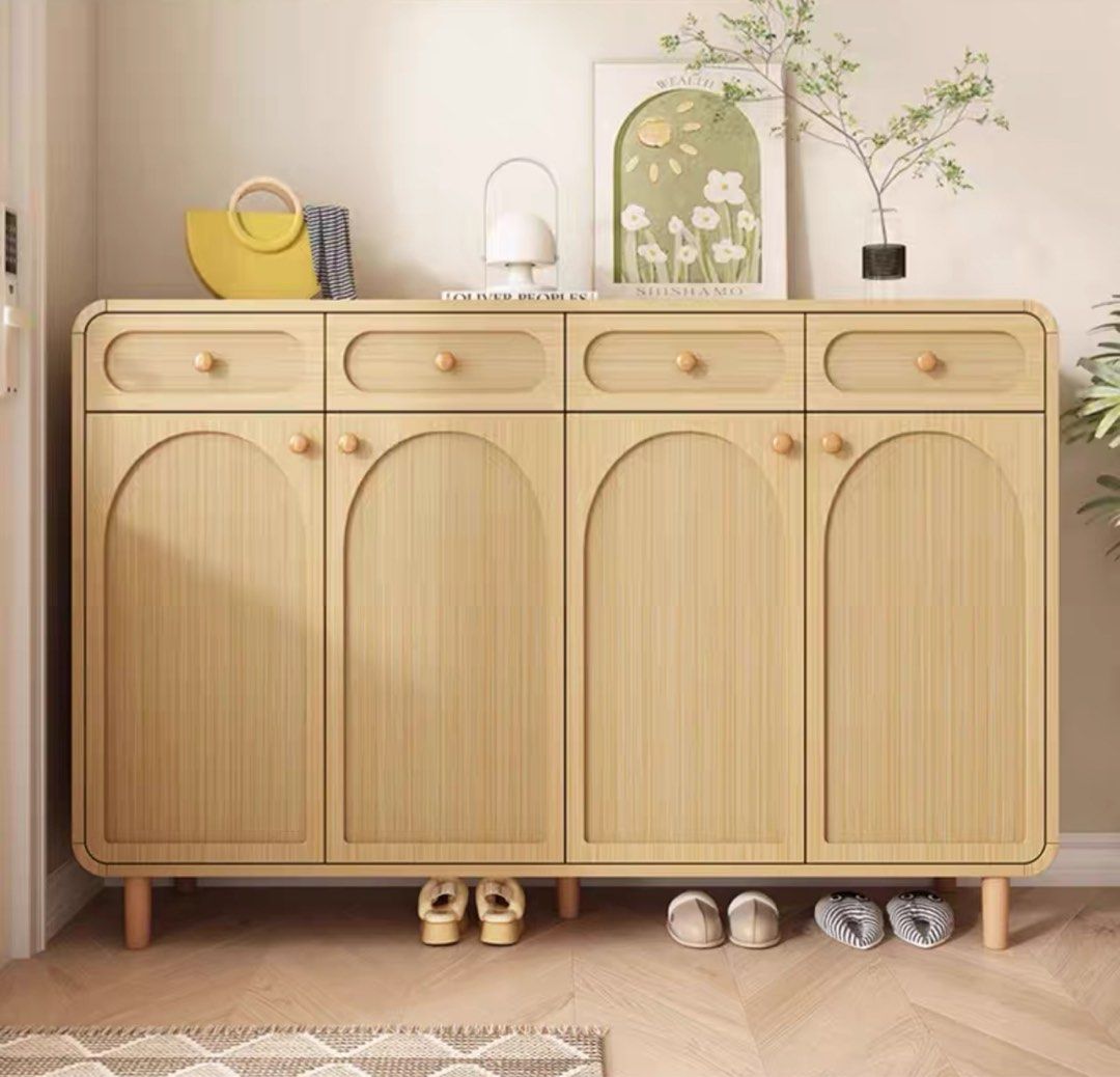 AMEXA Japandi Shoe Cabinet - Radical Homes Singapore