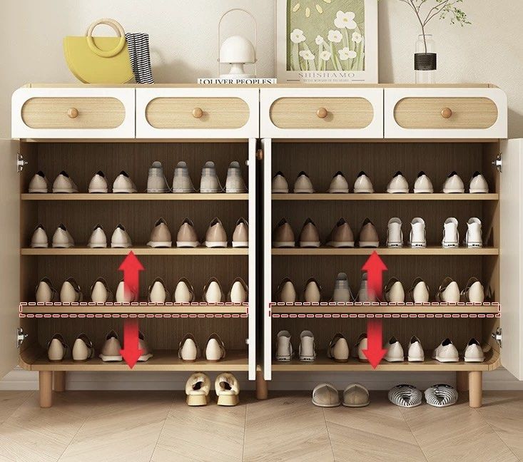 AMEXA Japandi Shoe Cabinet - Radical Homes Singapore
