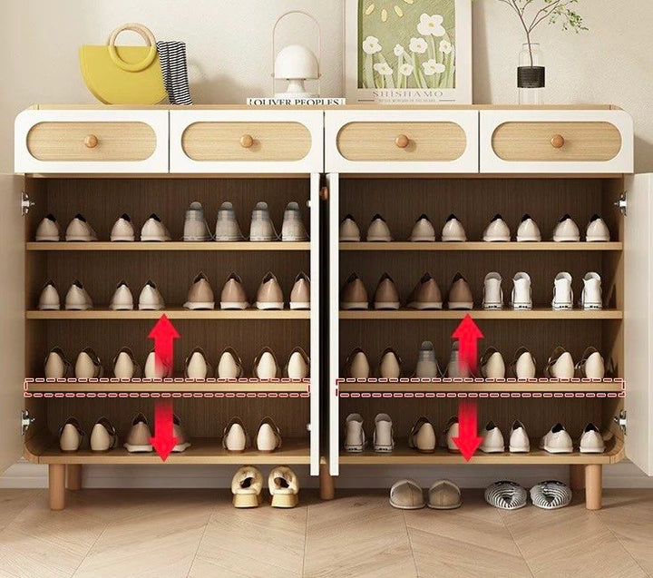 AMEXA Japandi Shoe Cabinet - Radical Homes Singapore