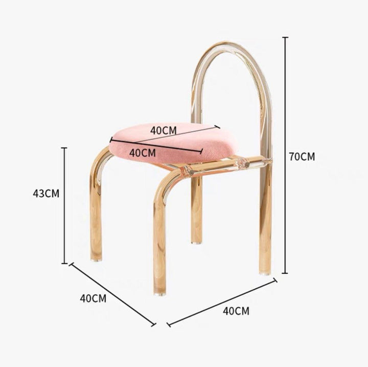 HAN Acrylic Dining Chair - Radical Homes Singapore