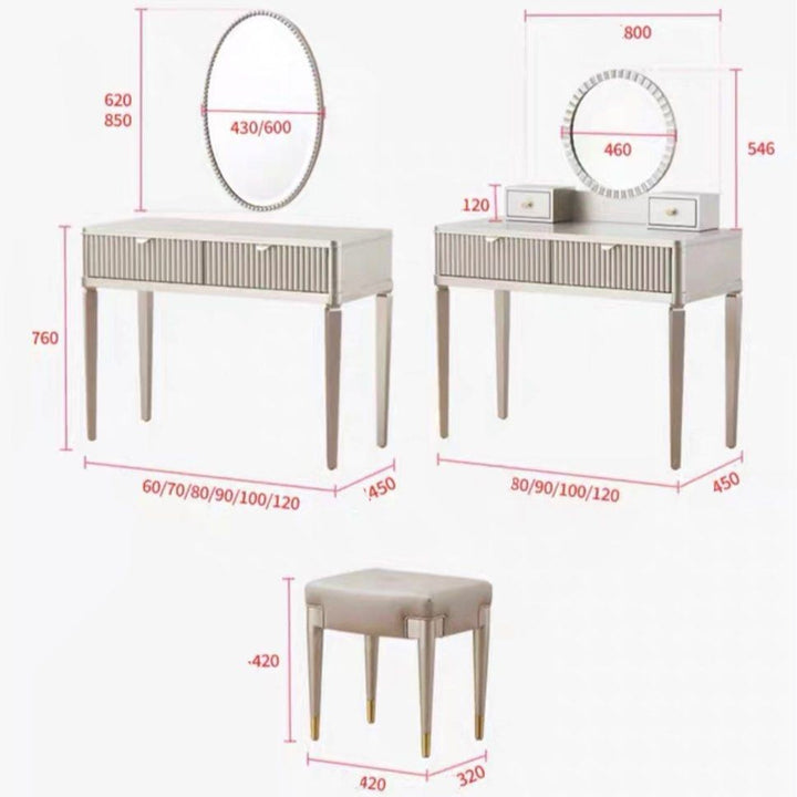 AMY Victorian Vanity Table - Radical Homes Singapore