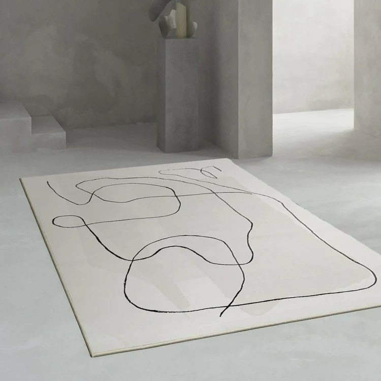 BRBRAMBLEWINK Abstract Gray Area Rug - Cassa Haus Singapore