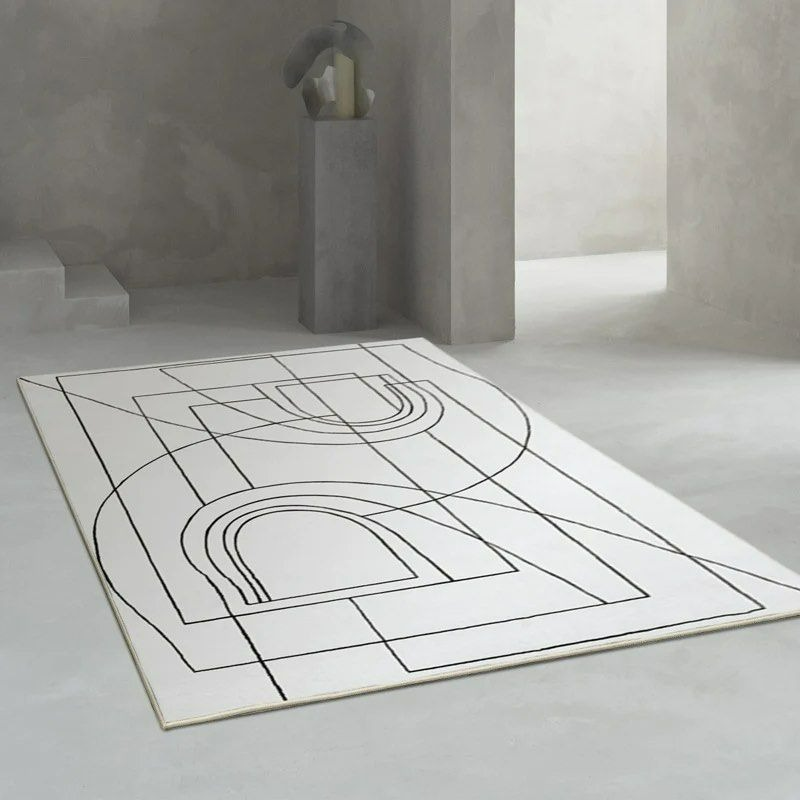 BRBRAMBLEWINK Abstract Gray Area Rug - Cassa Haus Singapore