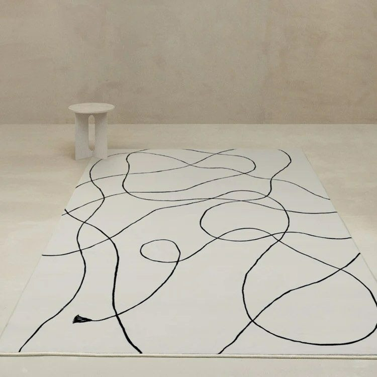 BRBRAMBLEWINK Abstract Gray Area Rug - Cassa Haus Singapore