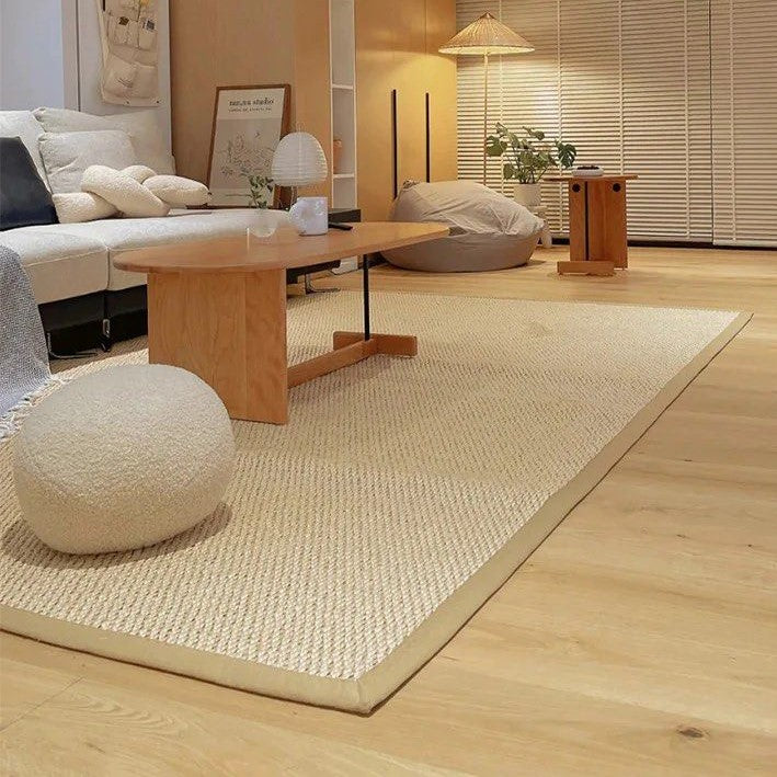 LARS Beige Sisal Handmade Carpet - Radical Homes Singapore