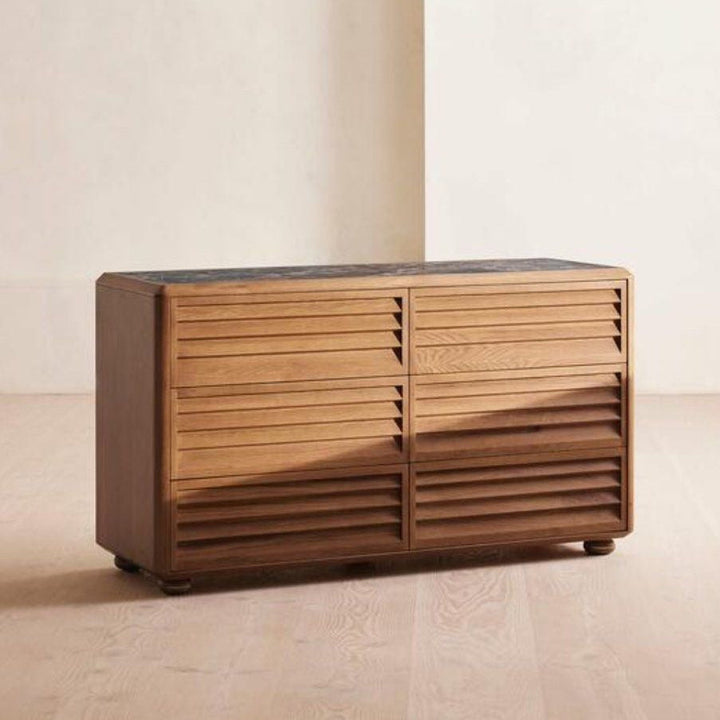 ANGELO Marble Chest Of Drawers - Radical Homes Singapore