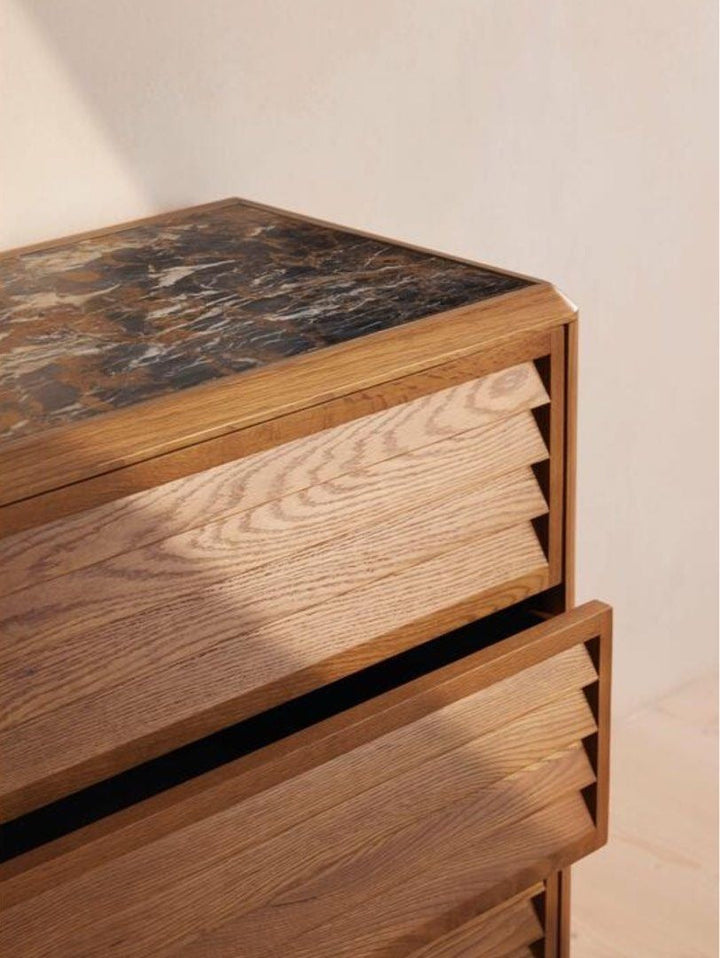 ANGELO Marble Chest Of Drawers - Radical Homes Singapore