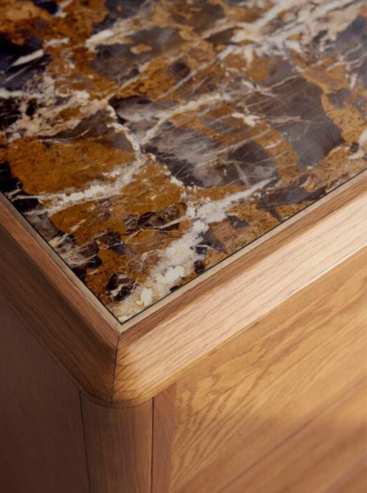 ANGELO Marble Chest Of Drawers - Radical Homes Singapore