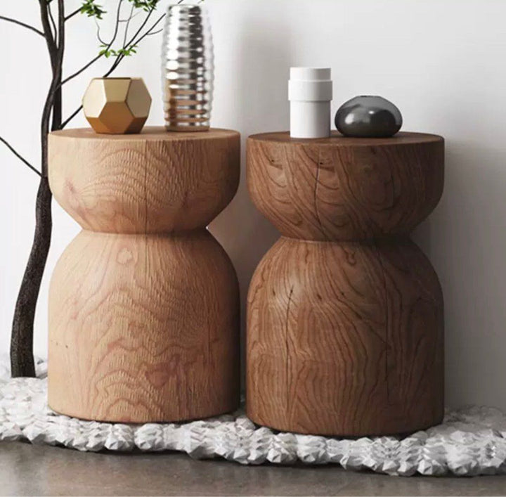 NICOLAI Wood Side Table - Radical Homes Singapore