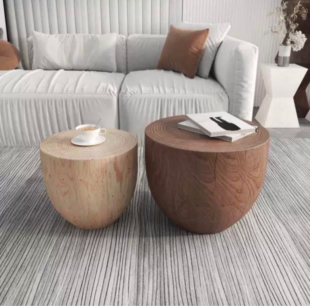 NICOLAI Wood Side Table - Radical Homes Singapore