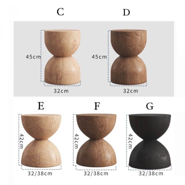 NICOLAI Wood Side Table - Radical Homes Singapore