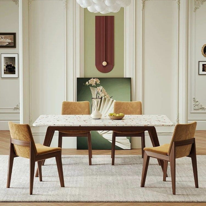 CELINE Modern Terrazzo Dining Table - Radical Homes Singapore