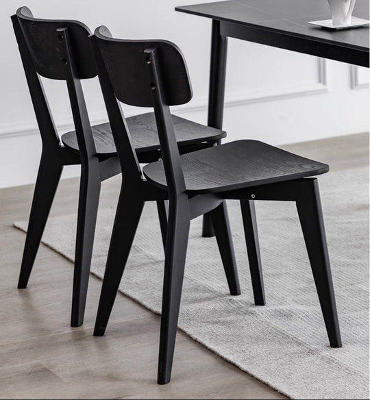 LORVANE Modern Oak Wood Dining Chair - Cassa Haus Singapore