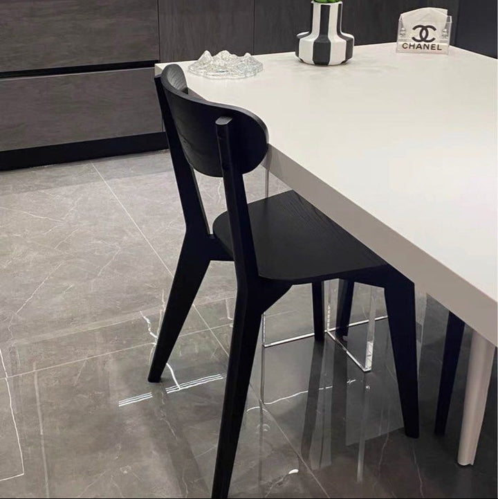 LONNIE Modern Oak Wood Dining Chair - Radical Homes Singapore
