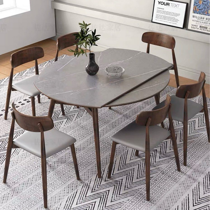 DAVIN Sintered Stone Foldable Dining Table - Radical Homes Singapore