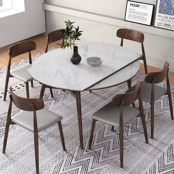 DAVIN Sintered Stone Foldable Dining Table - Radical Homes Singapore