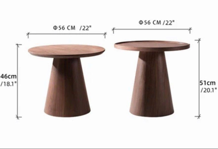 NORA Pedestral End Table - Radical Homes Singapore