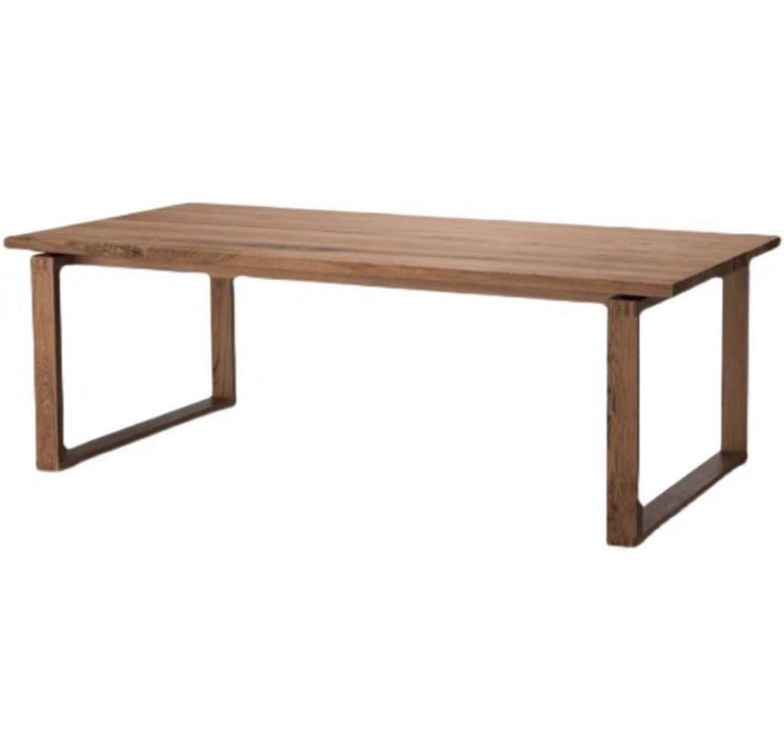 LEROI Rustic Solid Wood Dining Table - Radical Homes Singapore