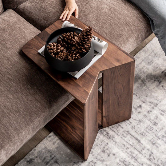 ELDARO Wood End Table - Cassa Haus Singapore