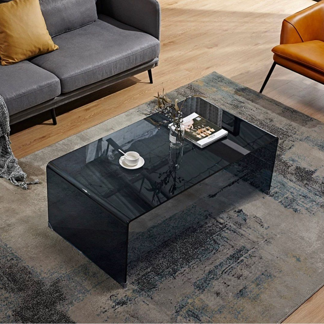 LAMONT Glass Coffee Table - Radical Homes Singapore