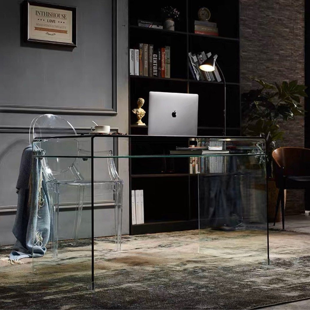 DELANEY Glass Desk - Cassa Haus Singapore
