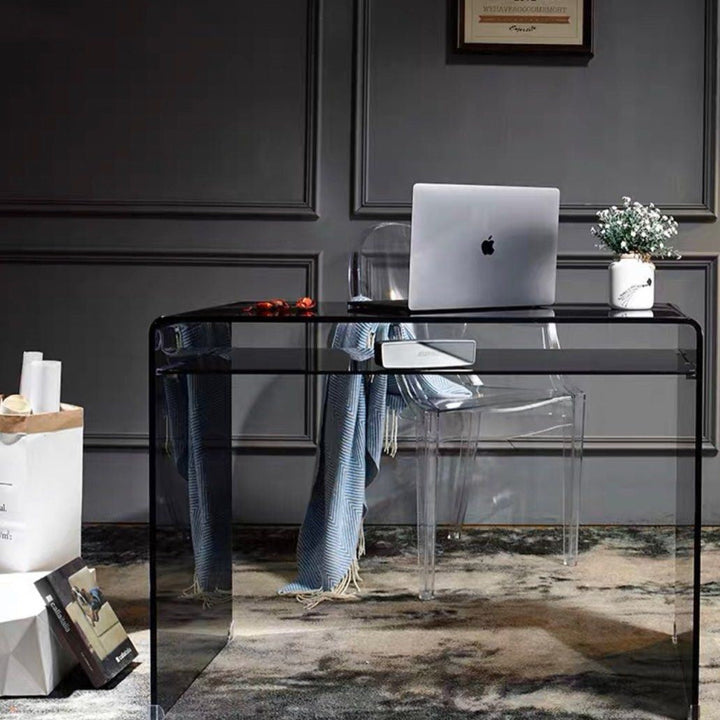 DELANEY Glass Desk - Cassa Haus Singapore