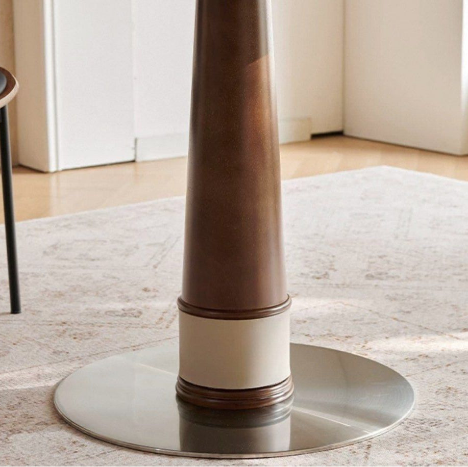 ASHJON Herringbone Solid Wood Dining Table - Radical Homes Singapore