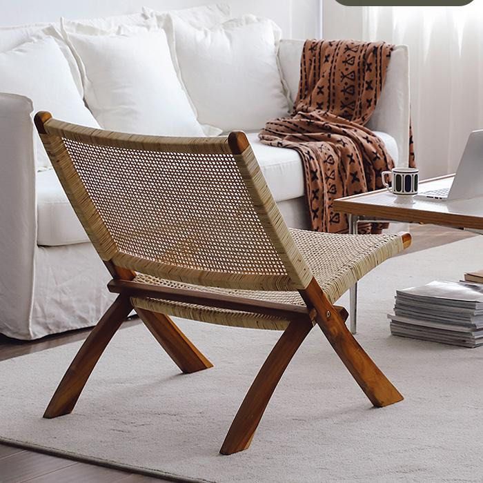 TEAKMONT Rattan Folding Chair - Cassa Haus Singapore